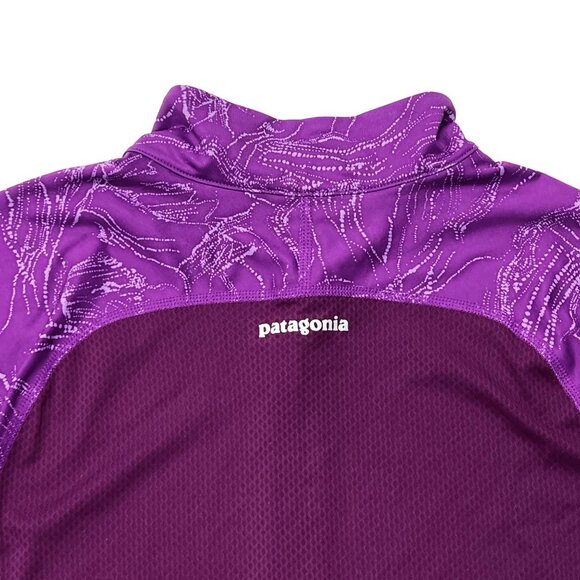 Patagonia All Weather Zip Neck Lightweight Performance Pullover Womens Medium - Picture 12 of 12